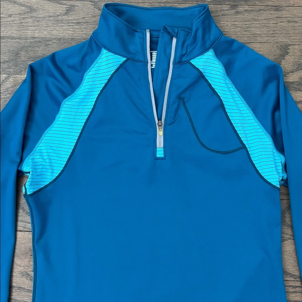 New Balance Teal and Light Blue Pullover